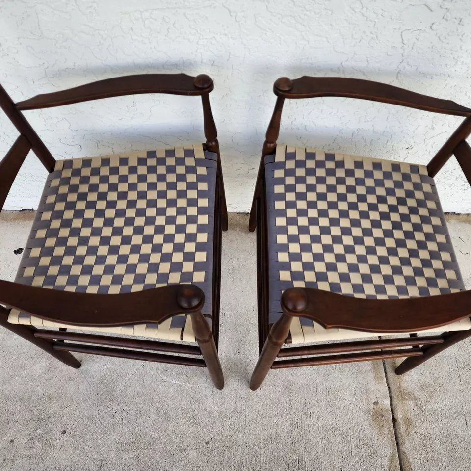 Nichols & Stone Shaker Armchairs Pair