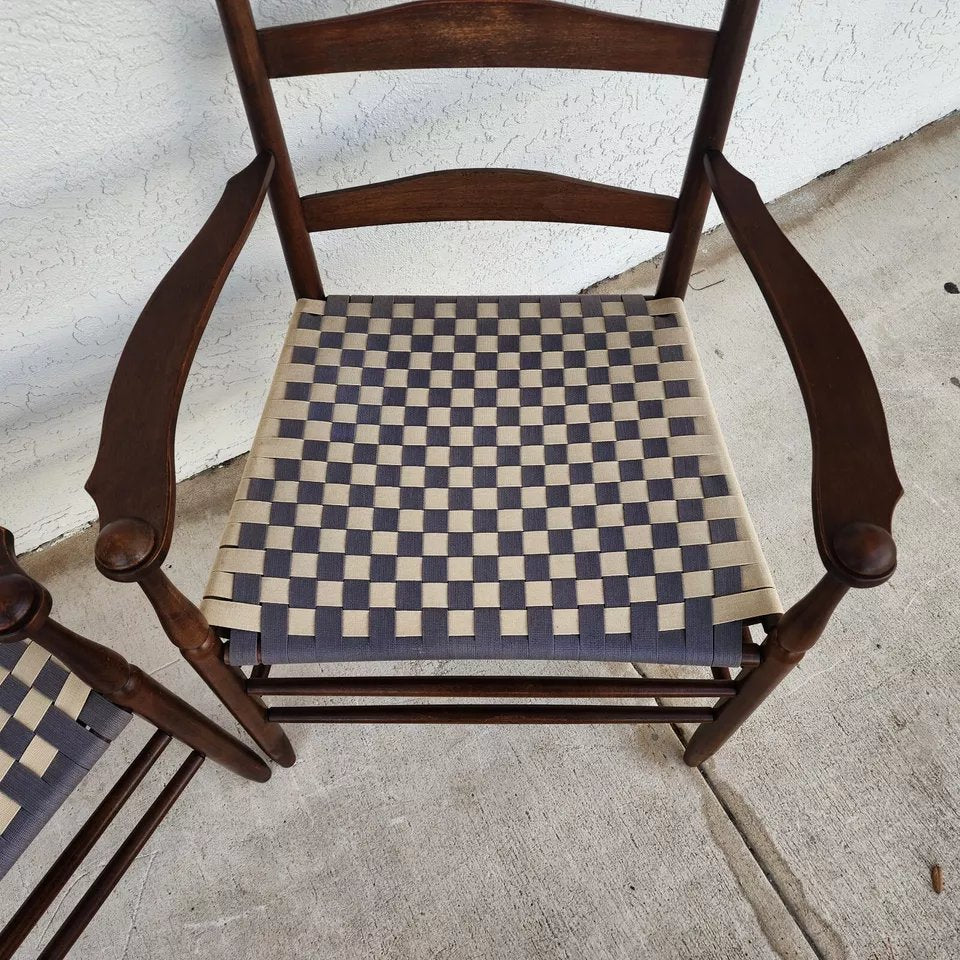 Nichols & Stone Shaker Armchairs Pair