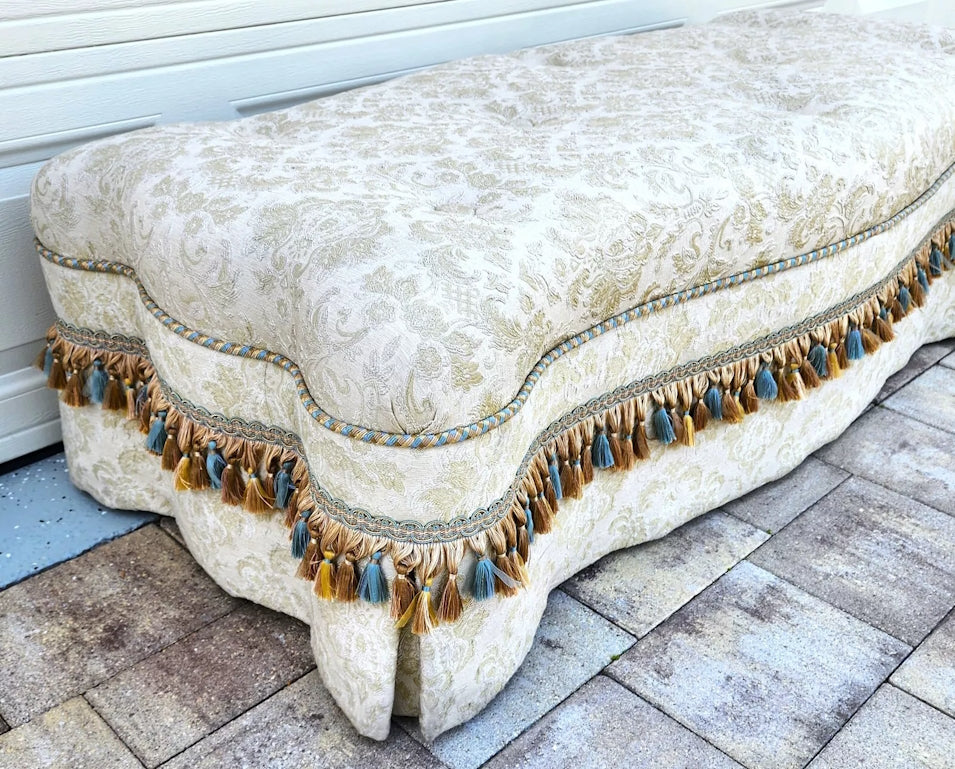 Custom Designer Ottoman Coffee Table Sculptural Huge