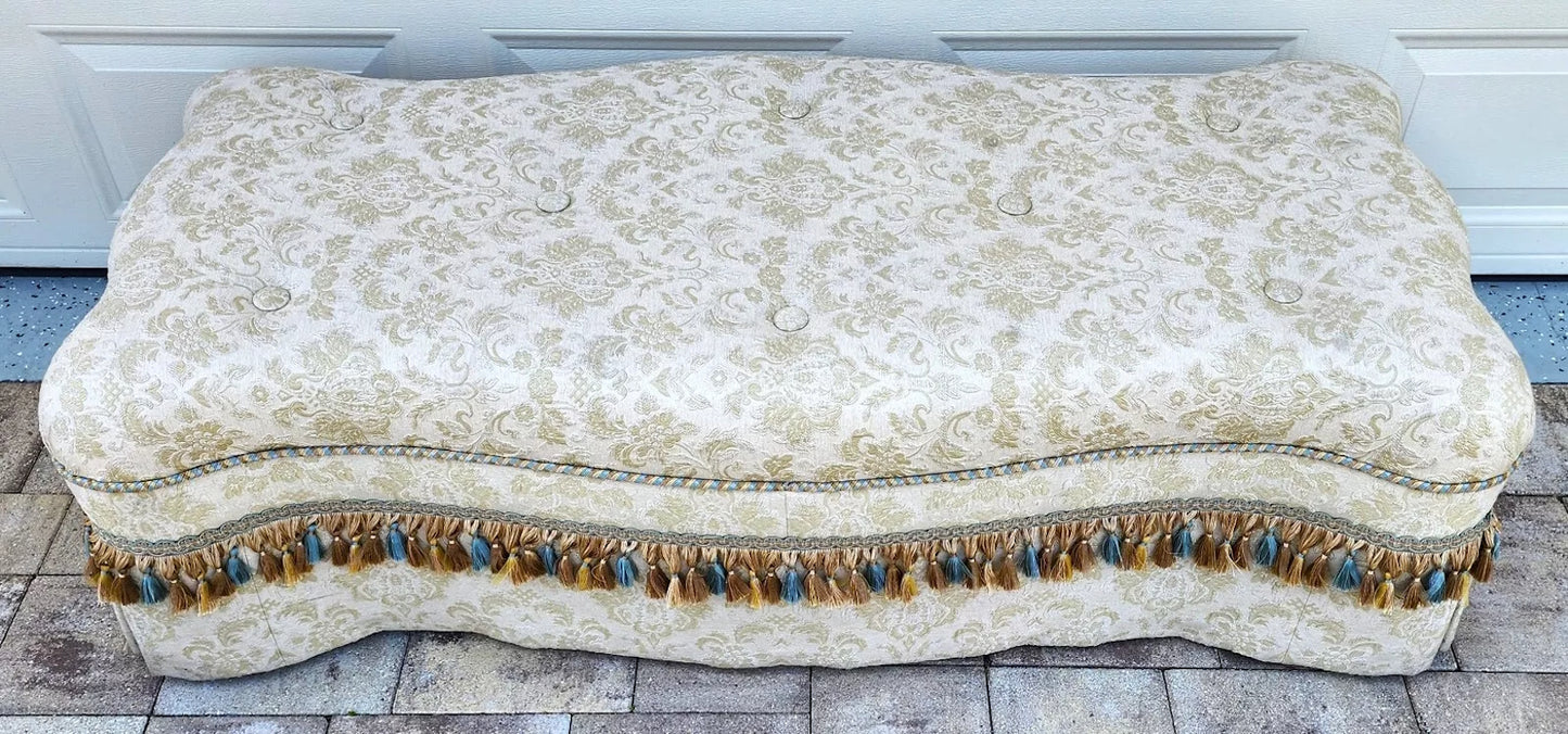 Custom Designer Ottoman Coffee Table Sculptural Huge