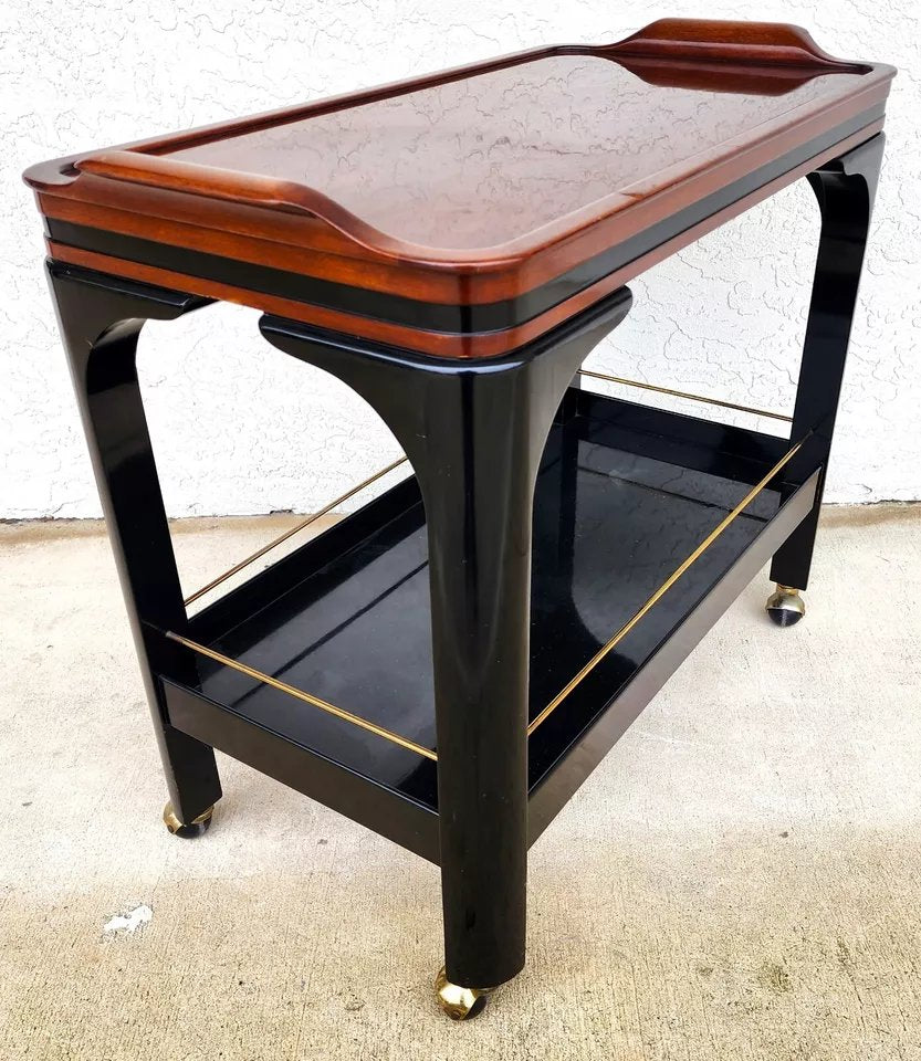 Paul M Jones Serving Bar Cart Rolling 1960s