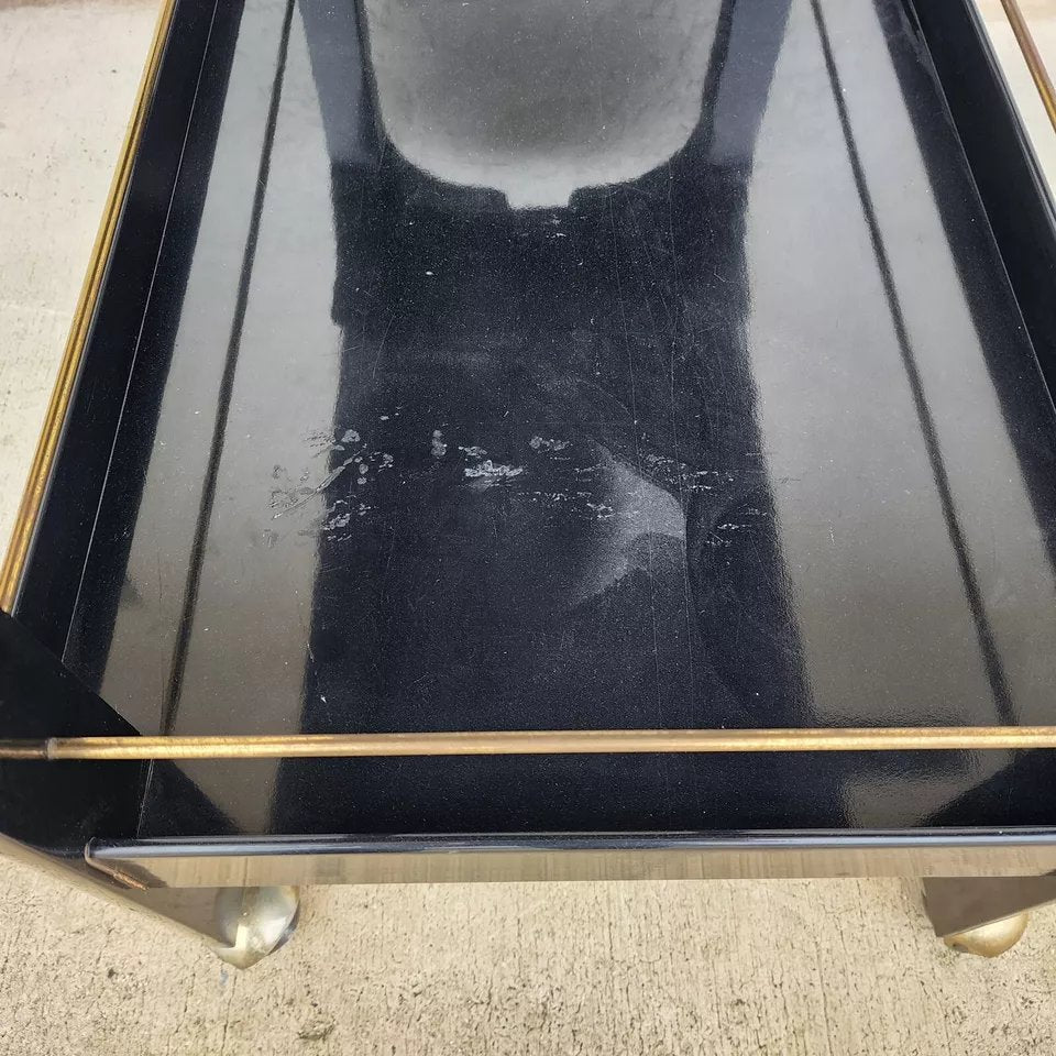 Paul M Jones Serving Bar Cart Rolling 1960s