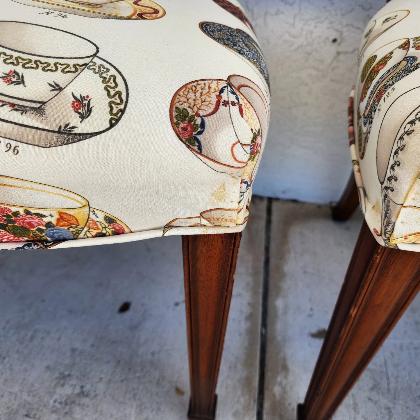 Patrick Frey Georgian Sweetheart Dining Chairs