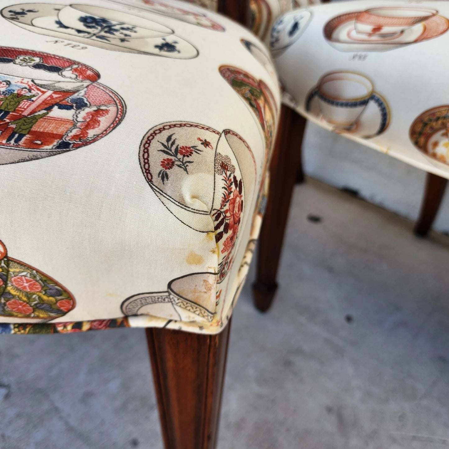 Patrick Frey Georgian Sweetheart Dining Chairs