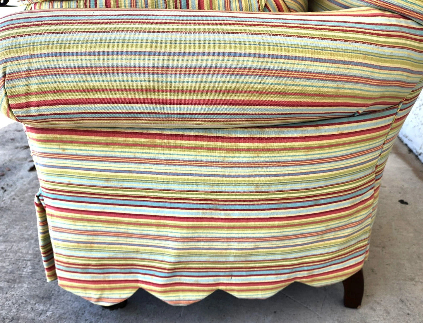 Pearson Armchair & Ottoman Rolling