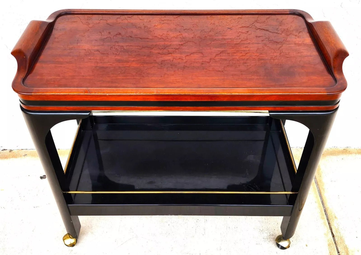 Paul M Jones Serving Bar Cart Rolling 1960s