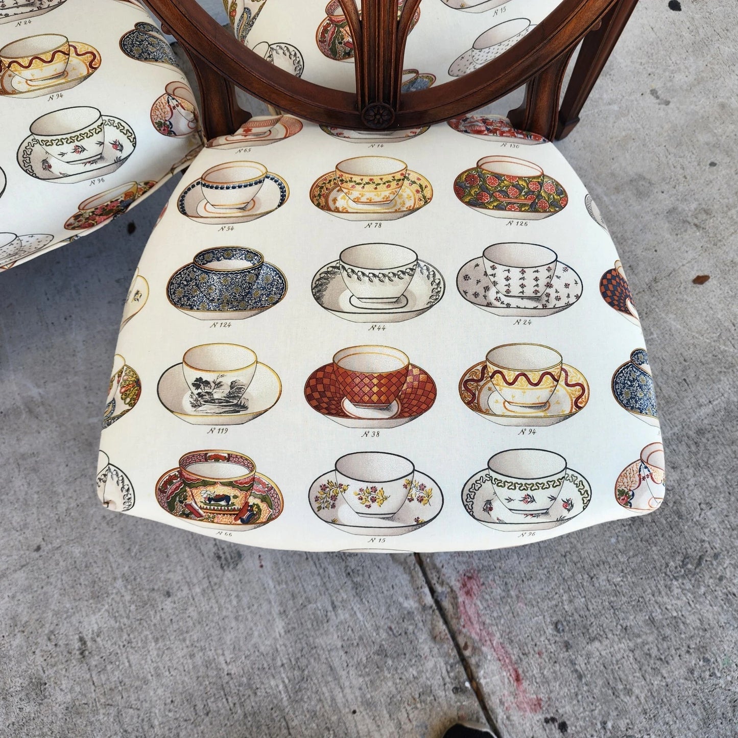 Patrick Frey Georgian Sweetheart Dining Chairs