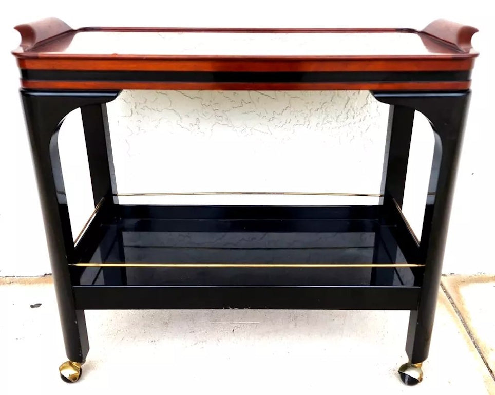 Paul M Jones Serving Bar Cart Rolling 1960s