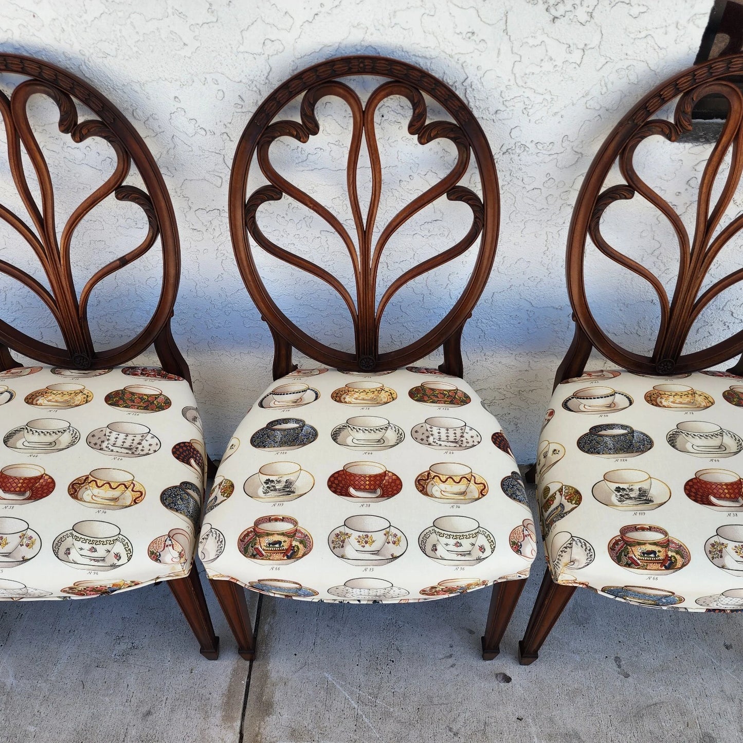 Patrick Frey Georgian Sweetheart Dining Chairs