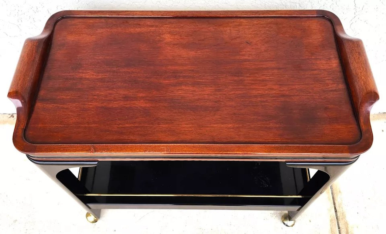 Paul M Jones Serving Bar Cart Rolling 1960s