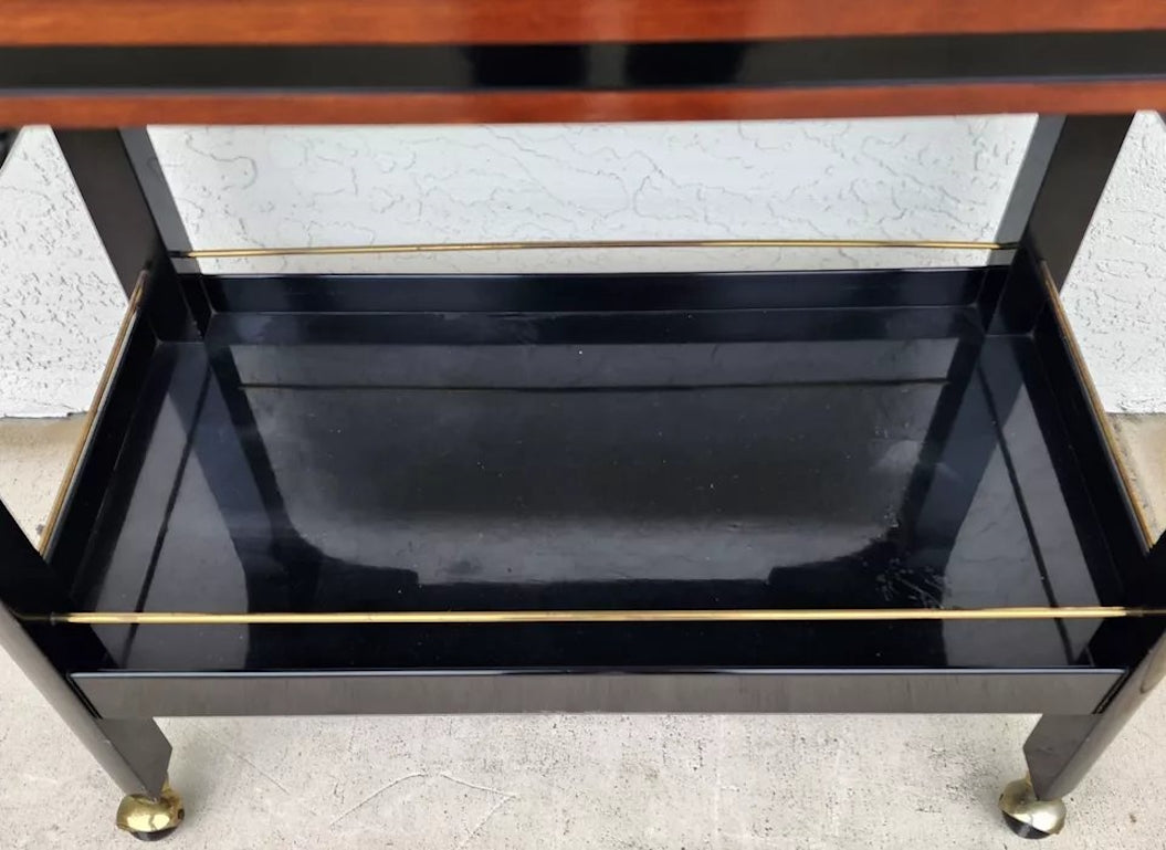 Paul M Jones Serving Bar Cart Rolling 1960s