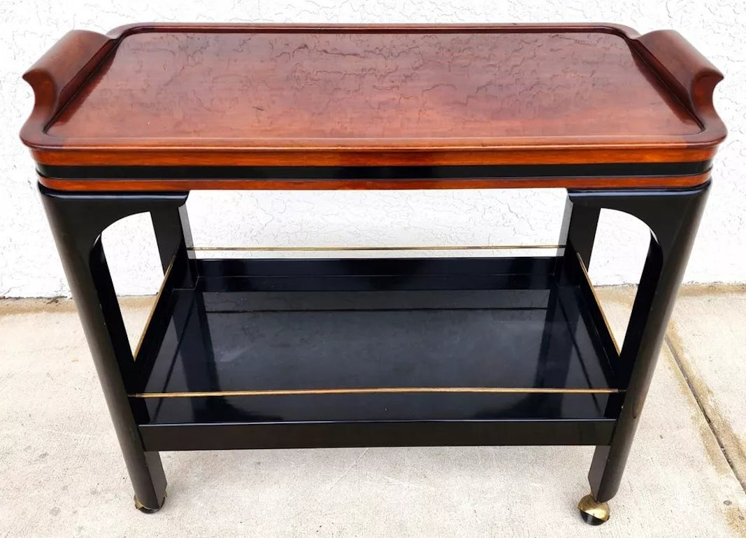 Paul M Jones Serving Bar Cart Rolling 1960s