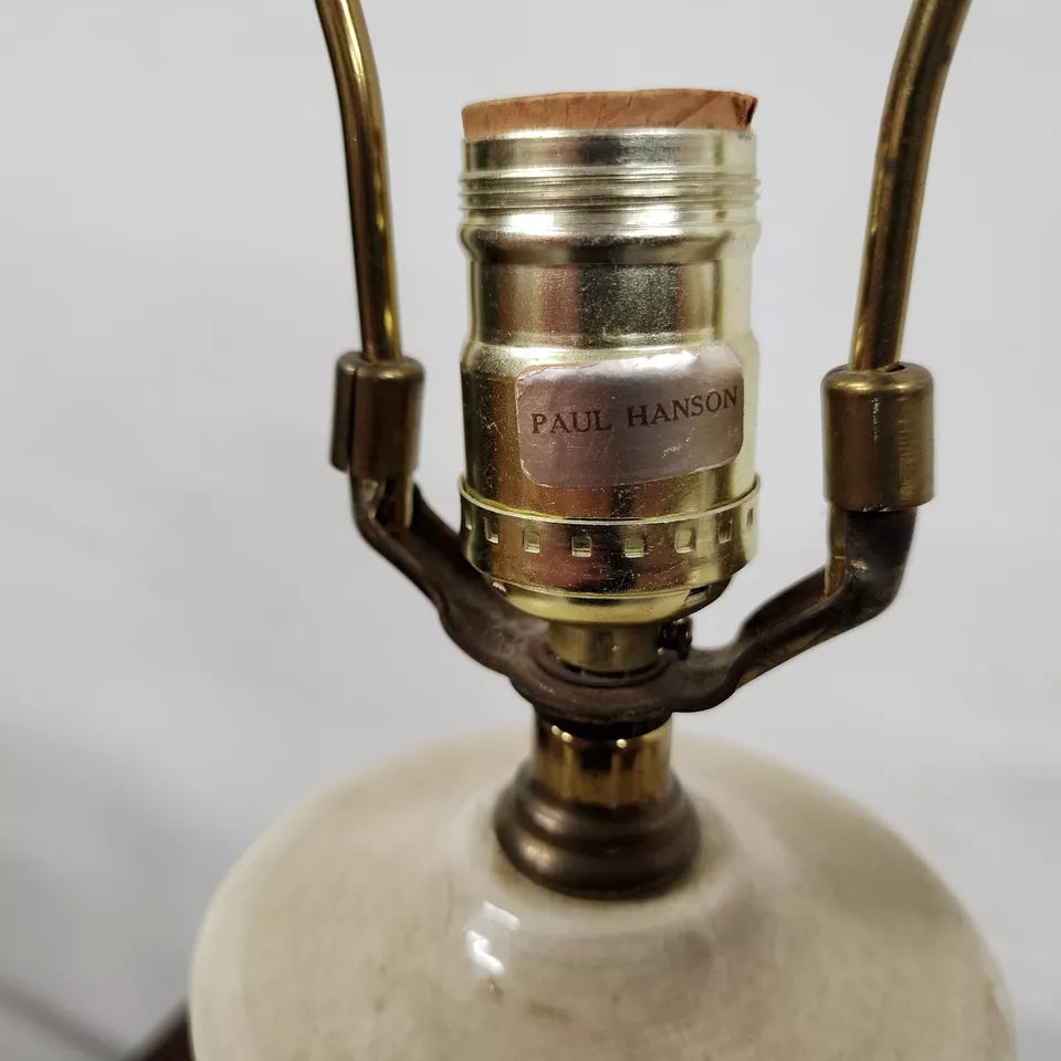 Paul Hanson Table Lamps Sea Shell Beach House Pair