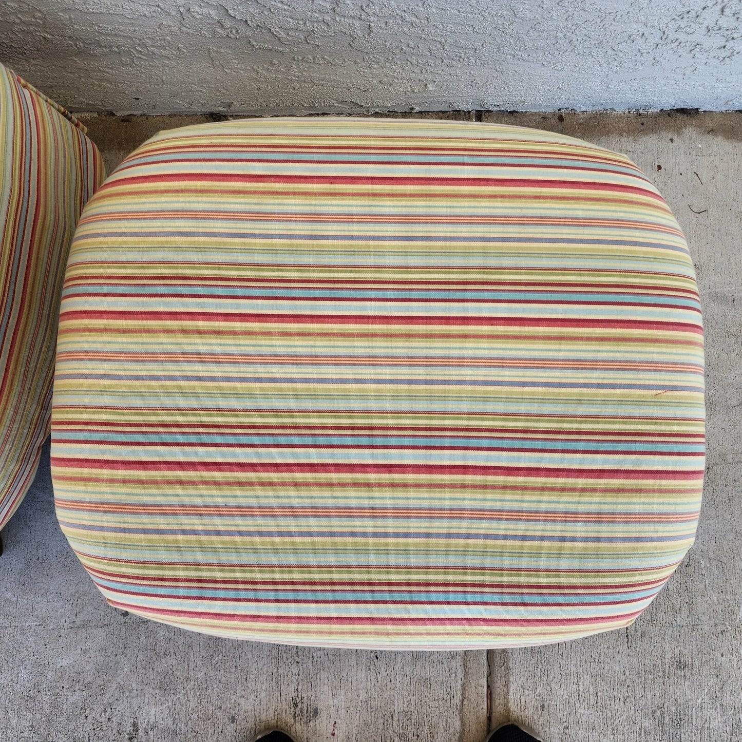 Pearson Armchair & Ottoman Rolling