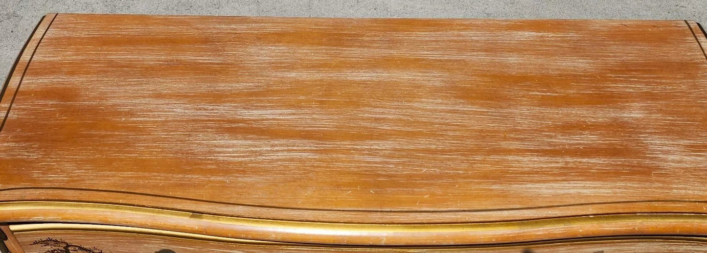 Pam Bolick Asian Commode Dresser By CENTURY FURNITURE Hand Painted & Signed