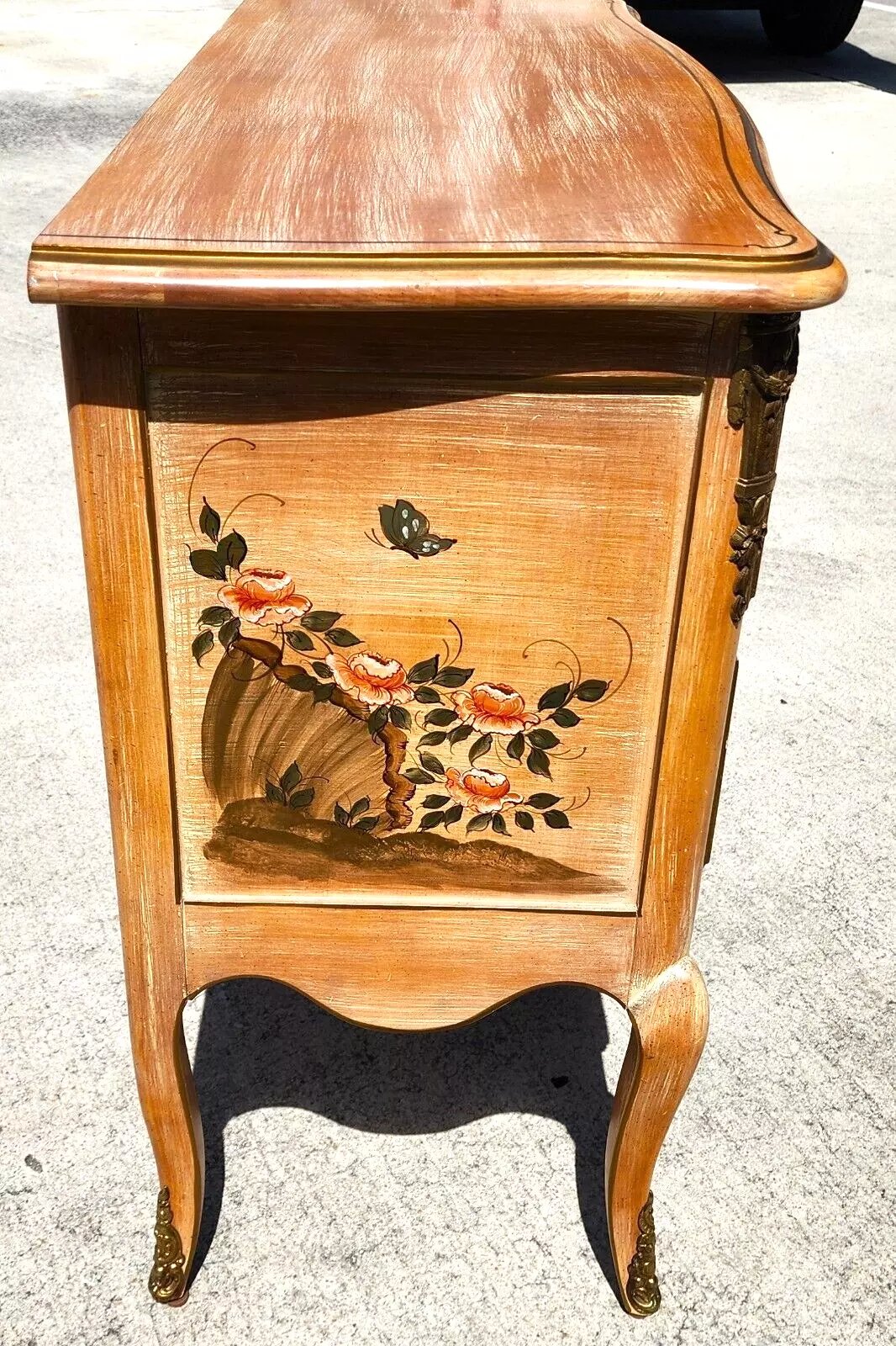 Pam Bolick Asian Commode Dresser By CENTURY FURNITURE Hand Painted & Signed