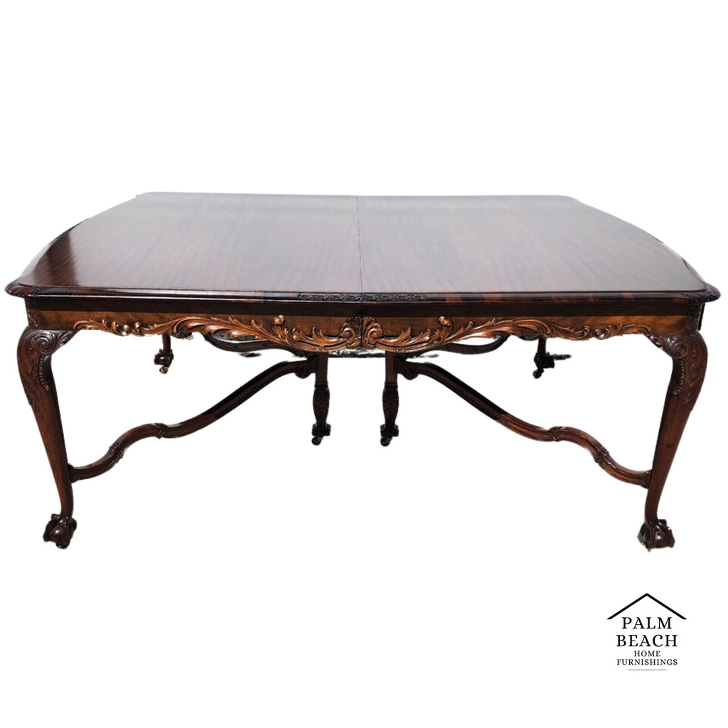 Antique Dining Table Walnut by ROYAL FURNITURE Co as Featured in FORBES MAGAZINE