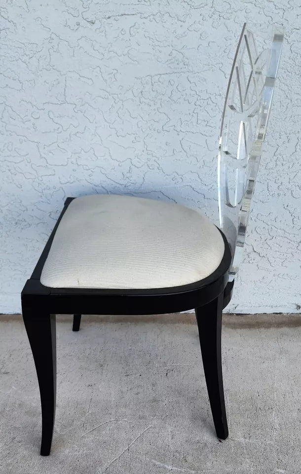 Pietro Costantini Acrylic Dining Chairs Set of 4