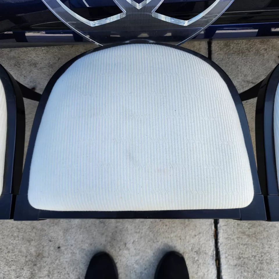 Pietro Costantini Acrylic Dining Chairs Set of 4