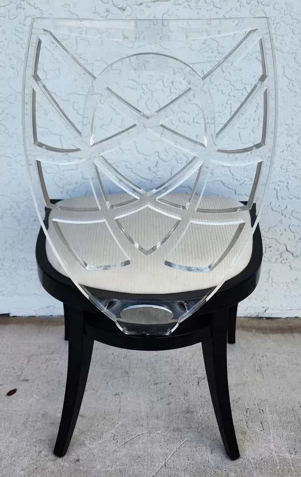 Pietro Costantini Acrylic Dining Chairs Set of 4