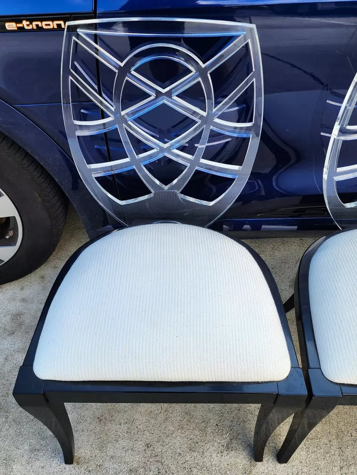 Pietro Costantini Acrylic Dining Chairs Set of 4