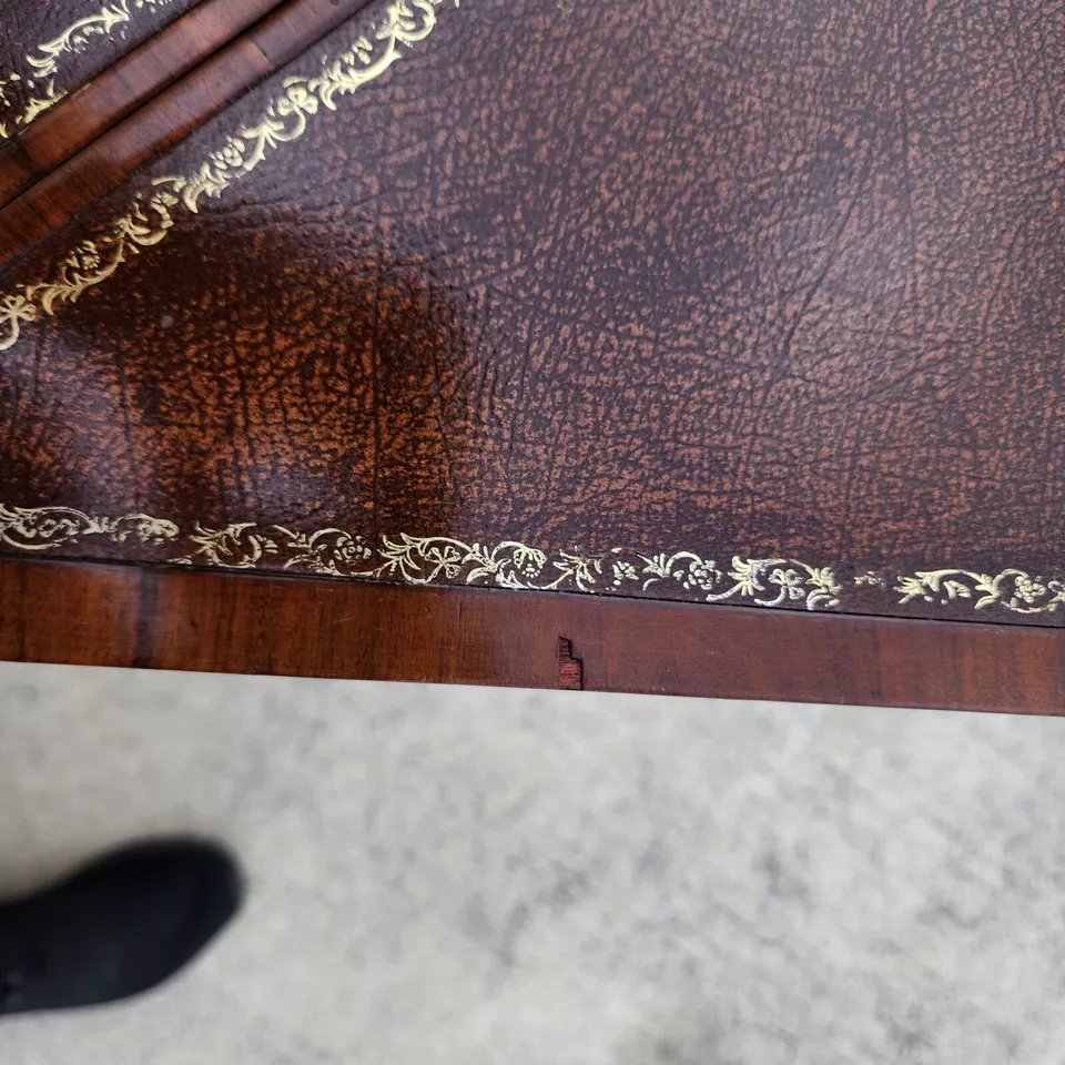 Pierre Deux Game Table Flip Top Leather