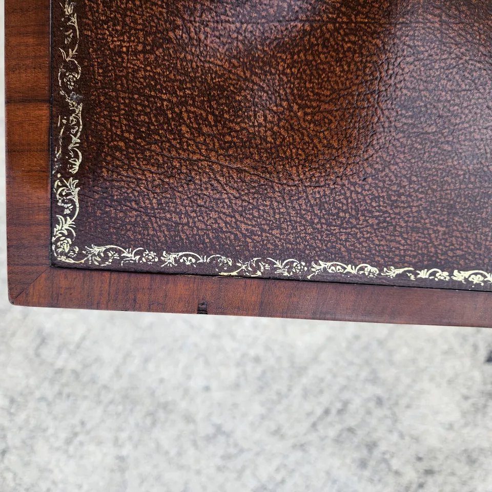 Pierre Deux Game Table Flip Top Leather