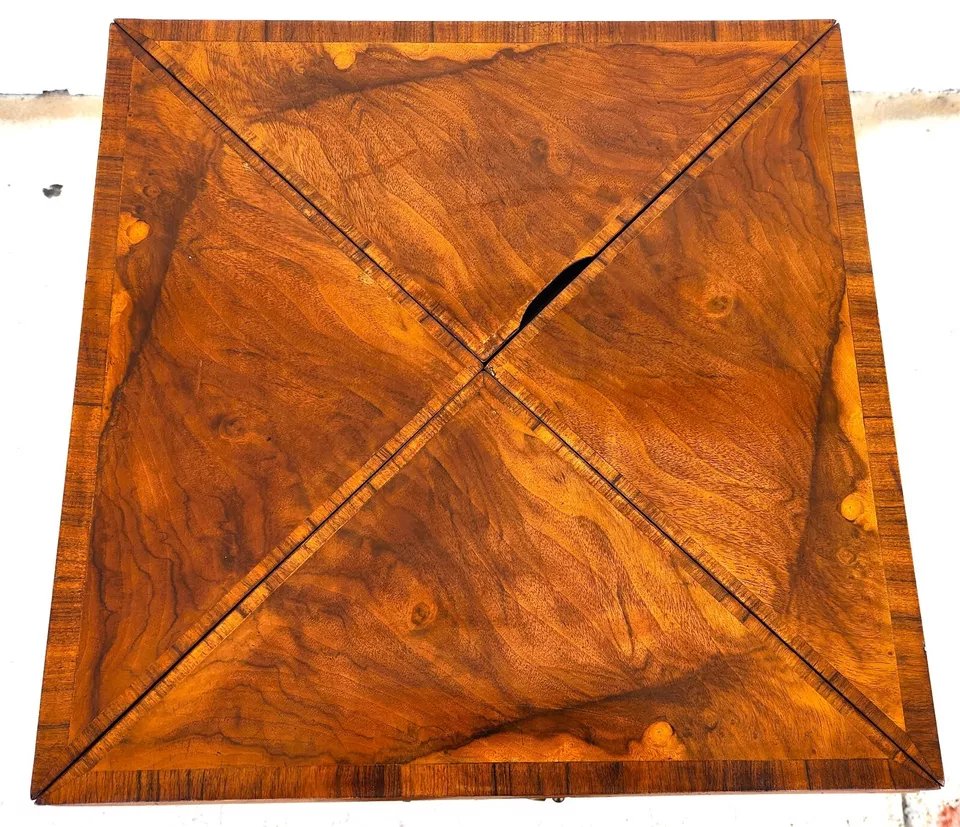 Pierre Deux Game Table Flip Top Leather