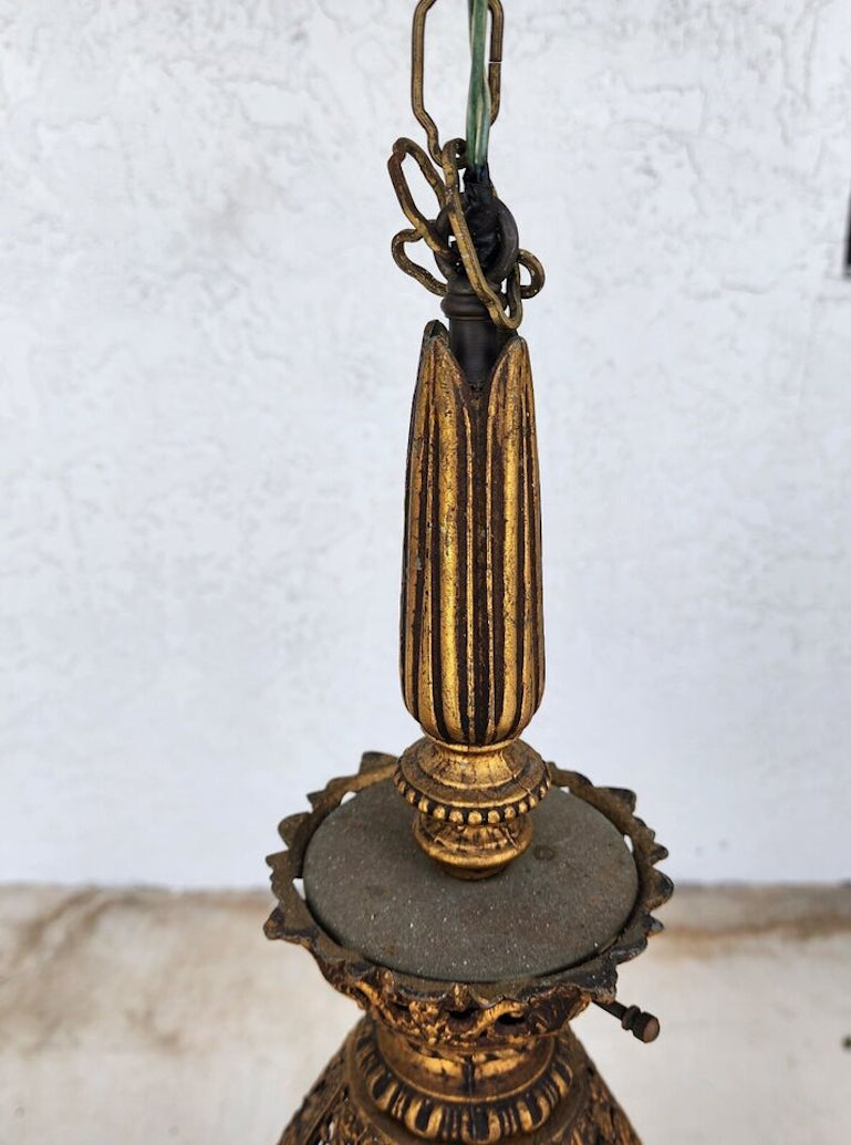 Mid Century Spanish Pendant Light Chandelier