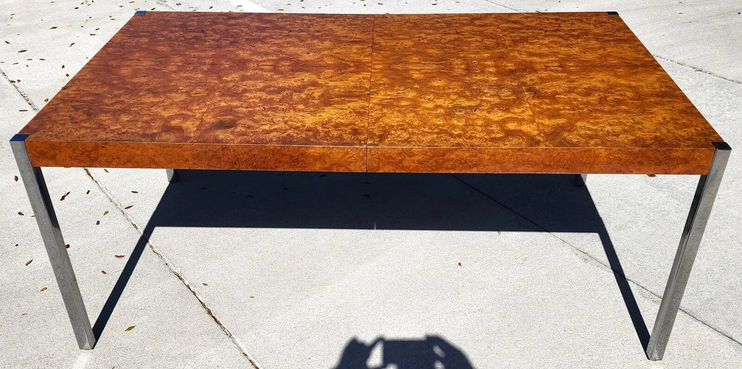 Harvey Probber MCM Dining Conference Table 2 Leaves