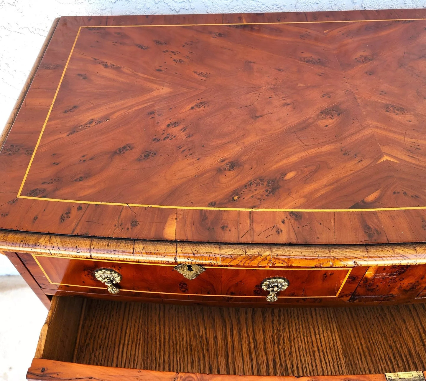 English Queen Anne Dresser Highboy Custom Made by VINTAGE SPECIALTIES