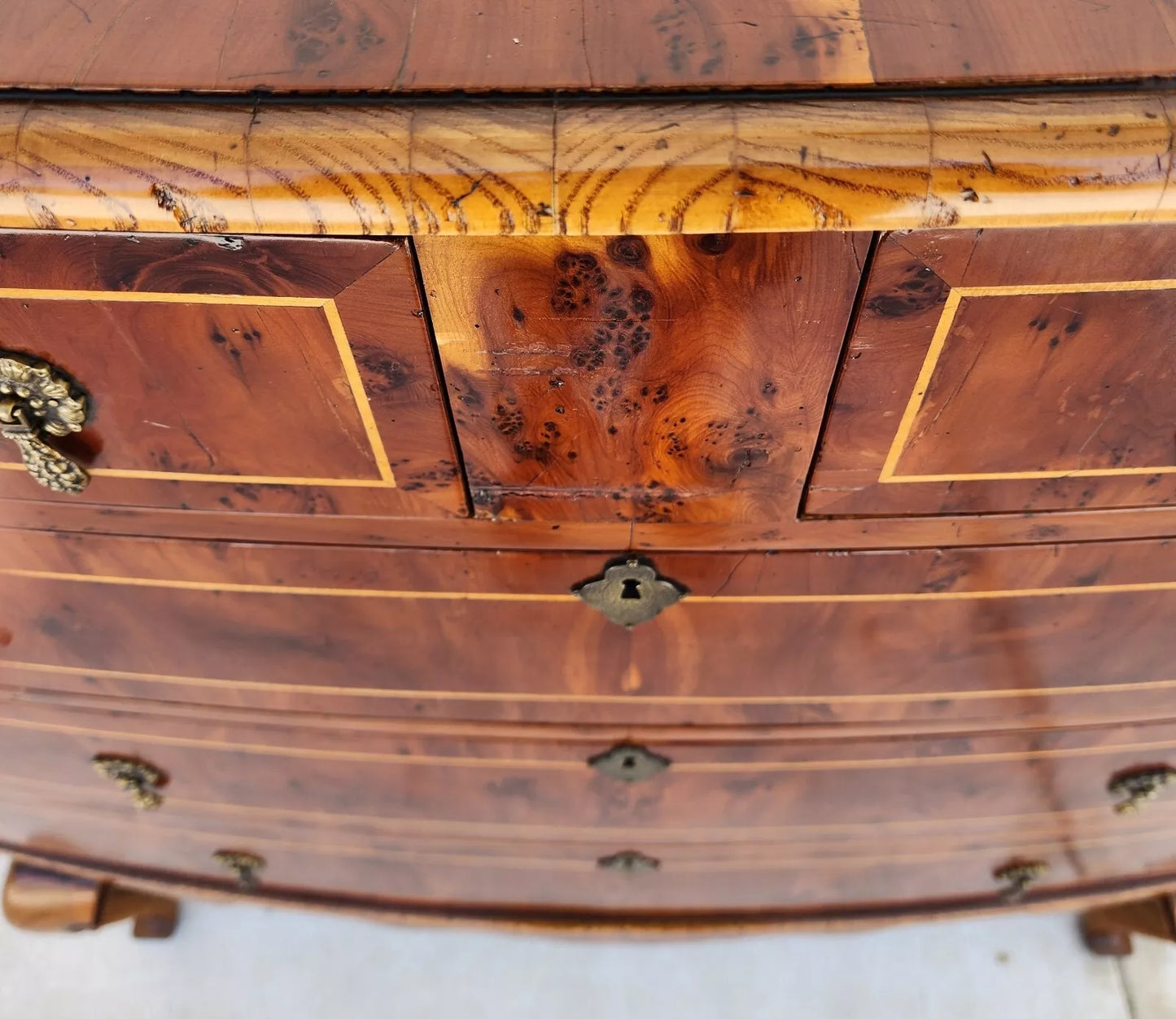 English Queen Anne Dresser Highboy Custom Made by VINTAGE SPECIALTIES