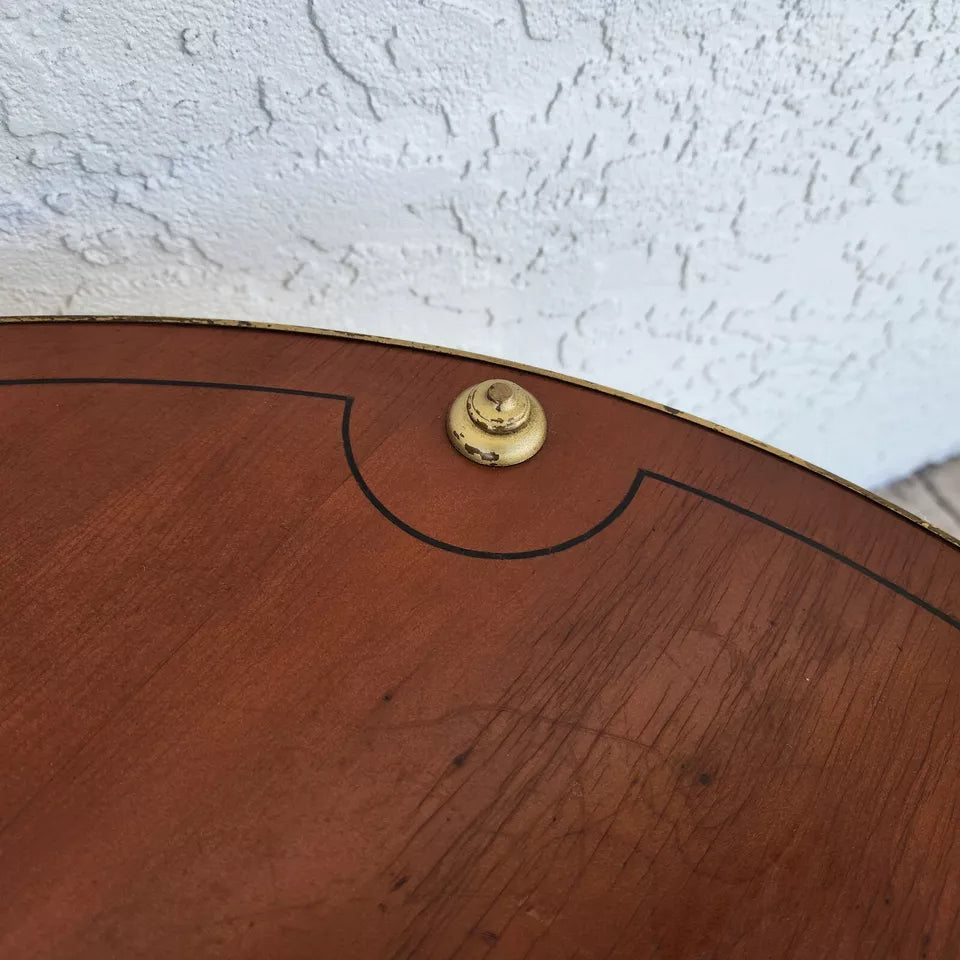 Mid Century Table 2 Tier Hollywood Regency