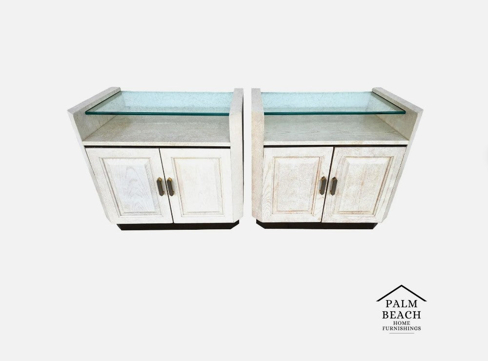 Henredon Charisma Nightstands Side Tables Picklewood Pair