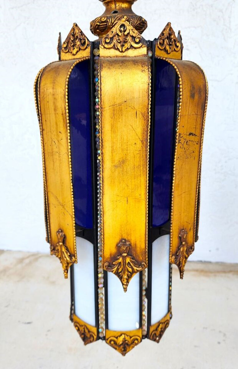 Mid Century Spanish Pendant Light Chandelier