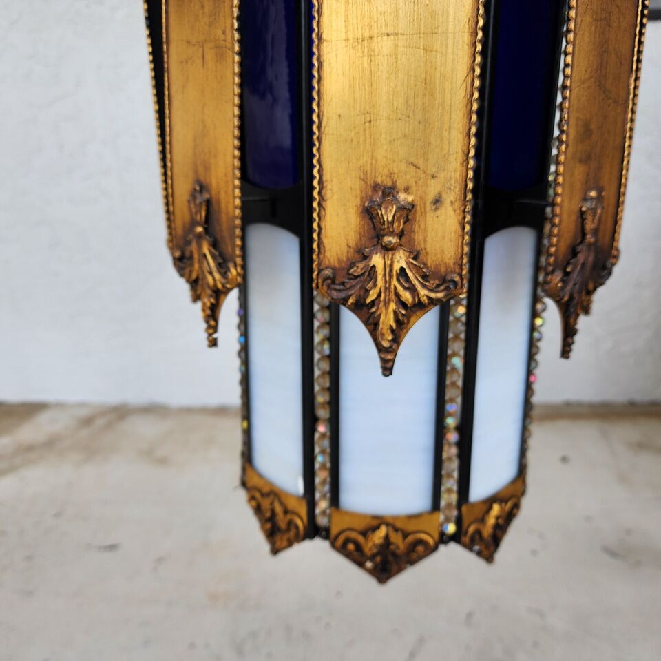 Mid Century Spanish Pendant Light Chandelier