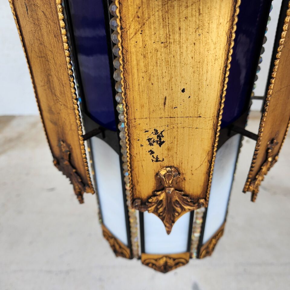 Mid Century Spanish Pendant Light Chandelier