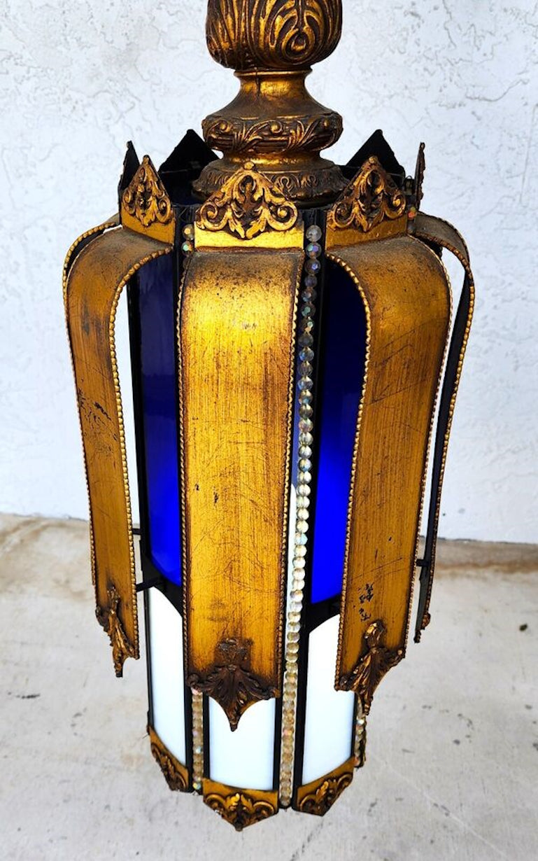 Mid Century Spanish Pendant Light Chandelier