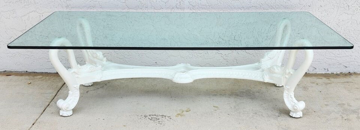 Mid Century French Swan Coffee Table