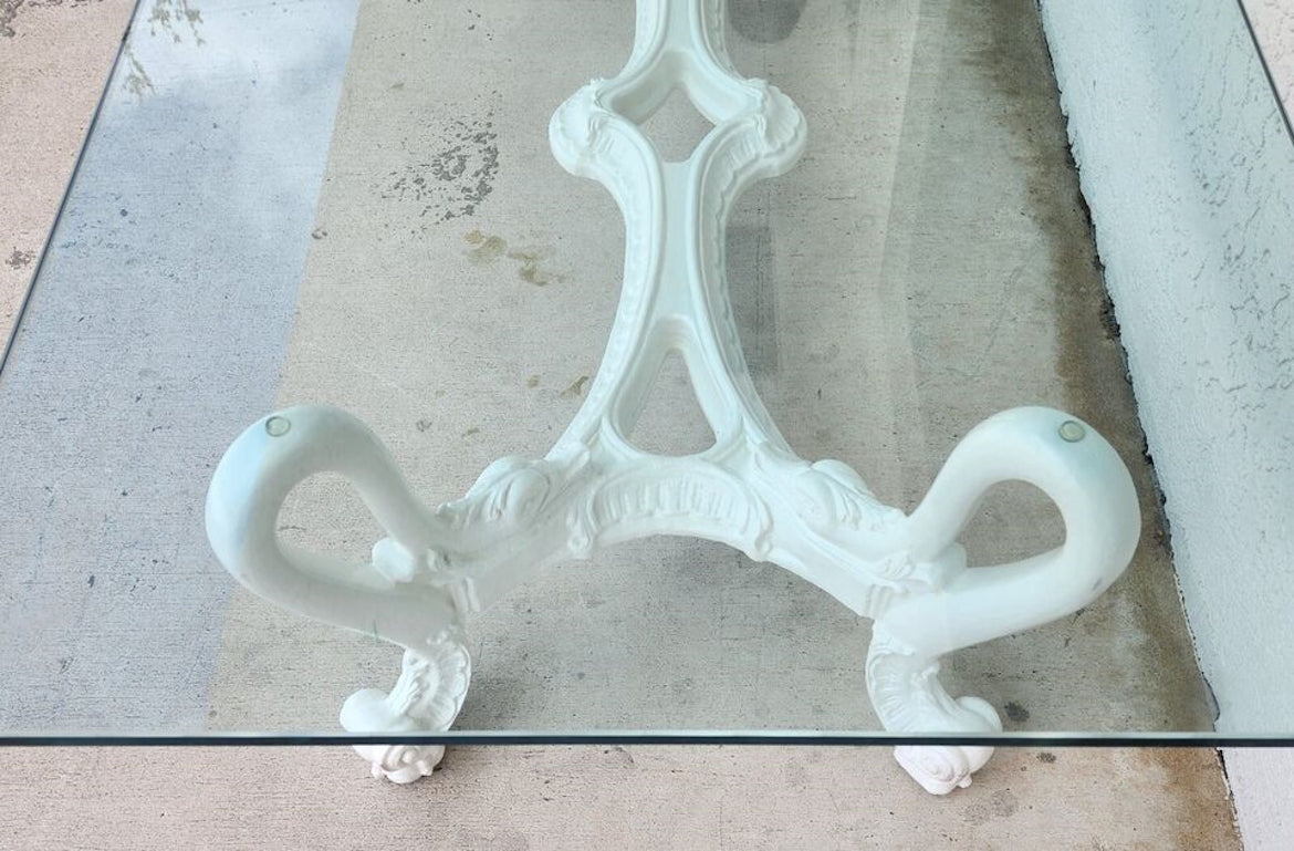 Mid Century French Swan Coffee Table