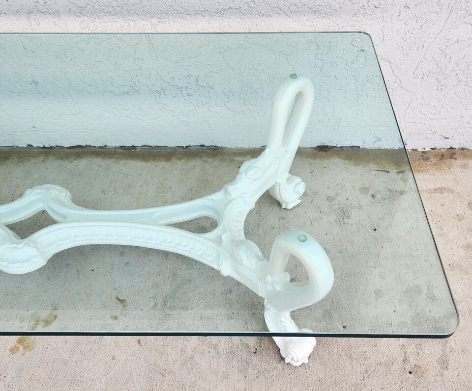 Mid Century French Swan Coffee Table