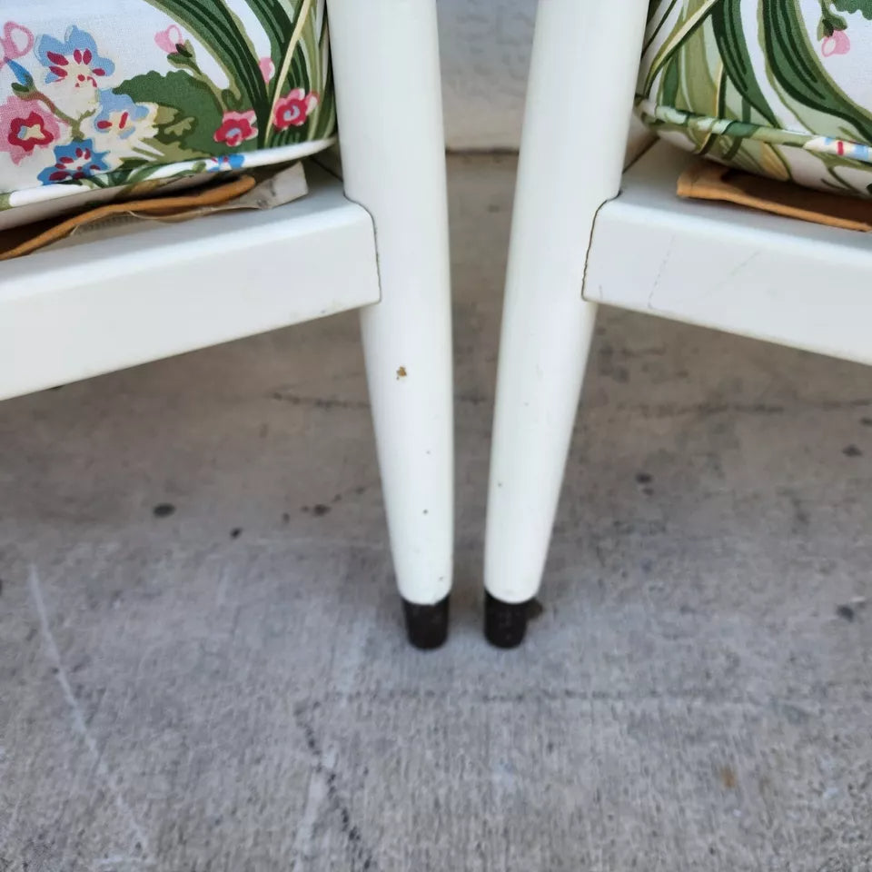 Mid Century Modern Armchairs Tulips A Pair