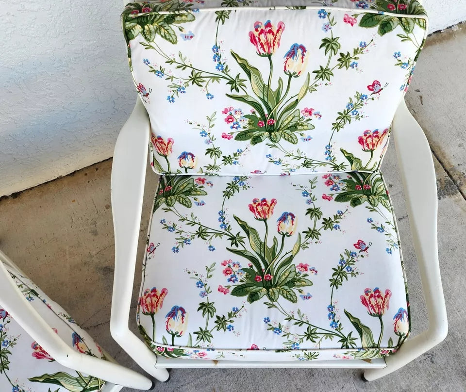 Mid Century Modern Armchairs Tulips A Pair