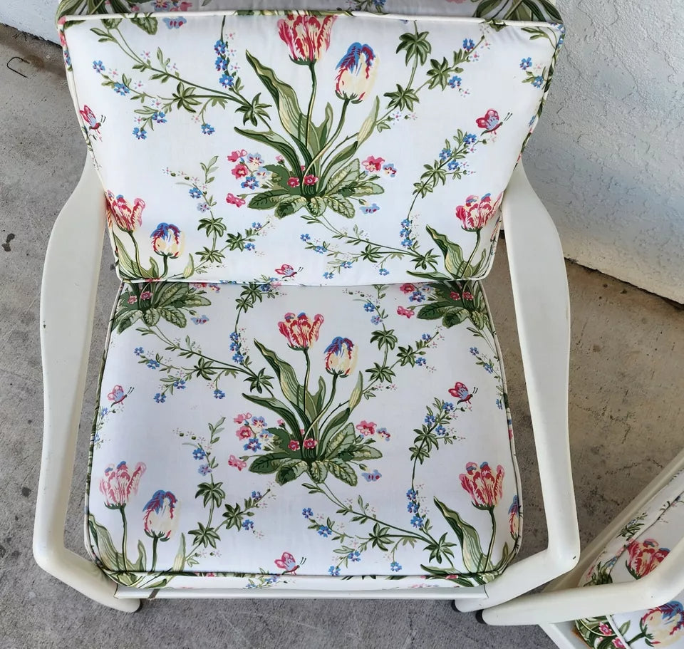 Mid Century Modern Armchairs Tulips A Pair