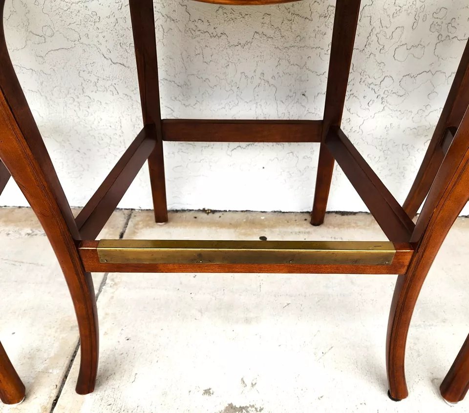 French Country Wheatback Bar Stools