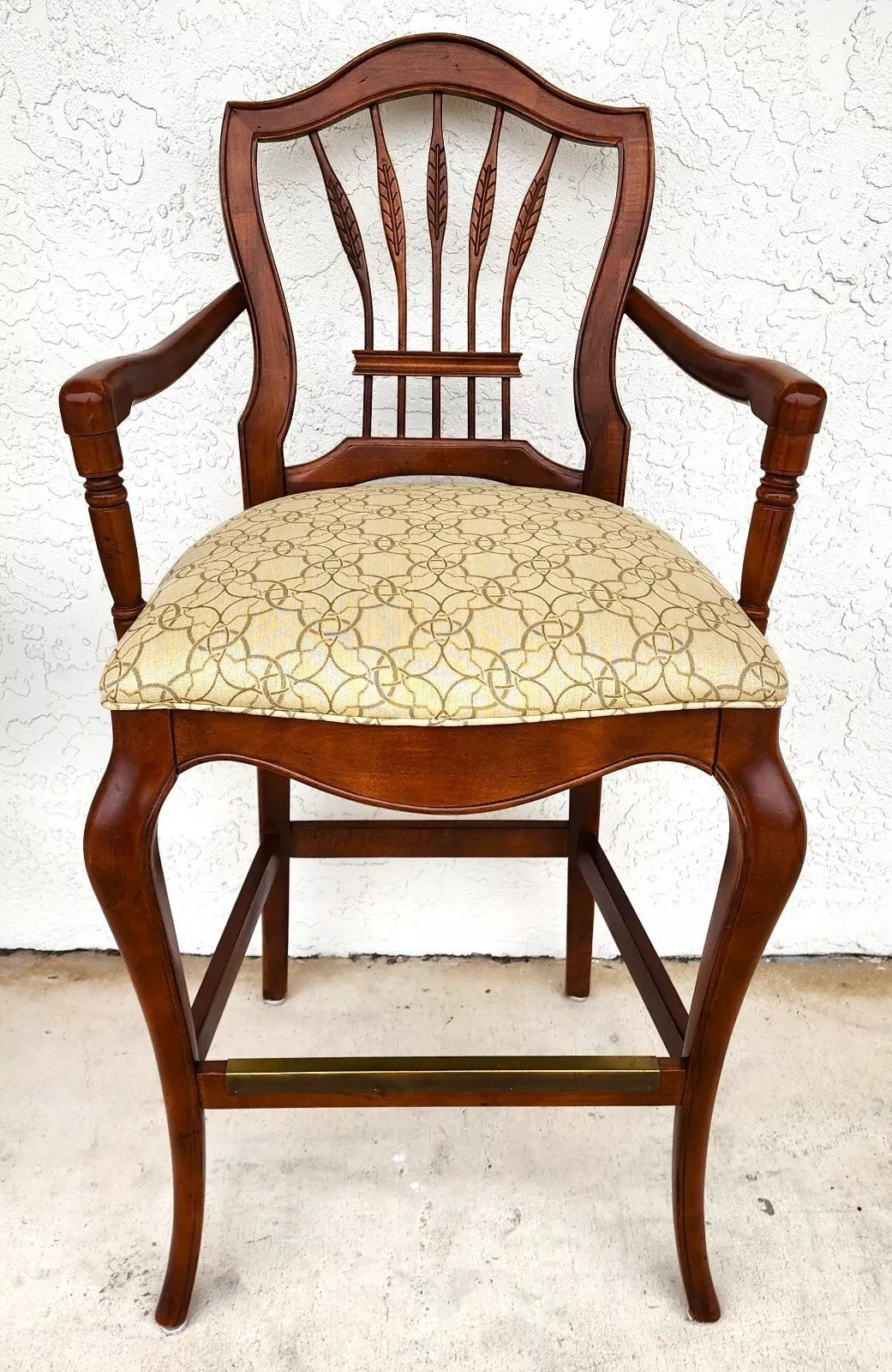 French Country Wheatback Bar Stools