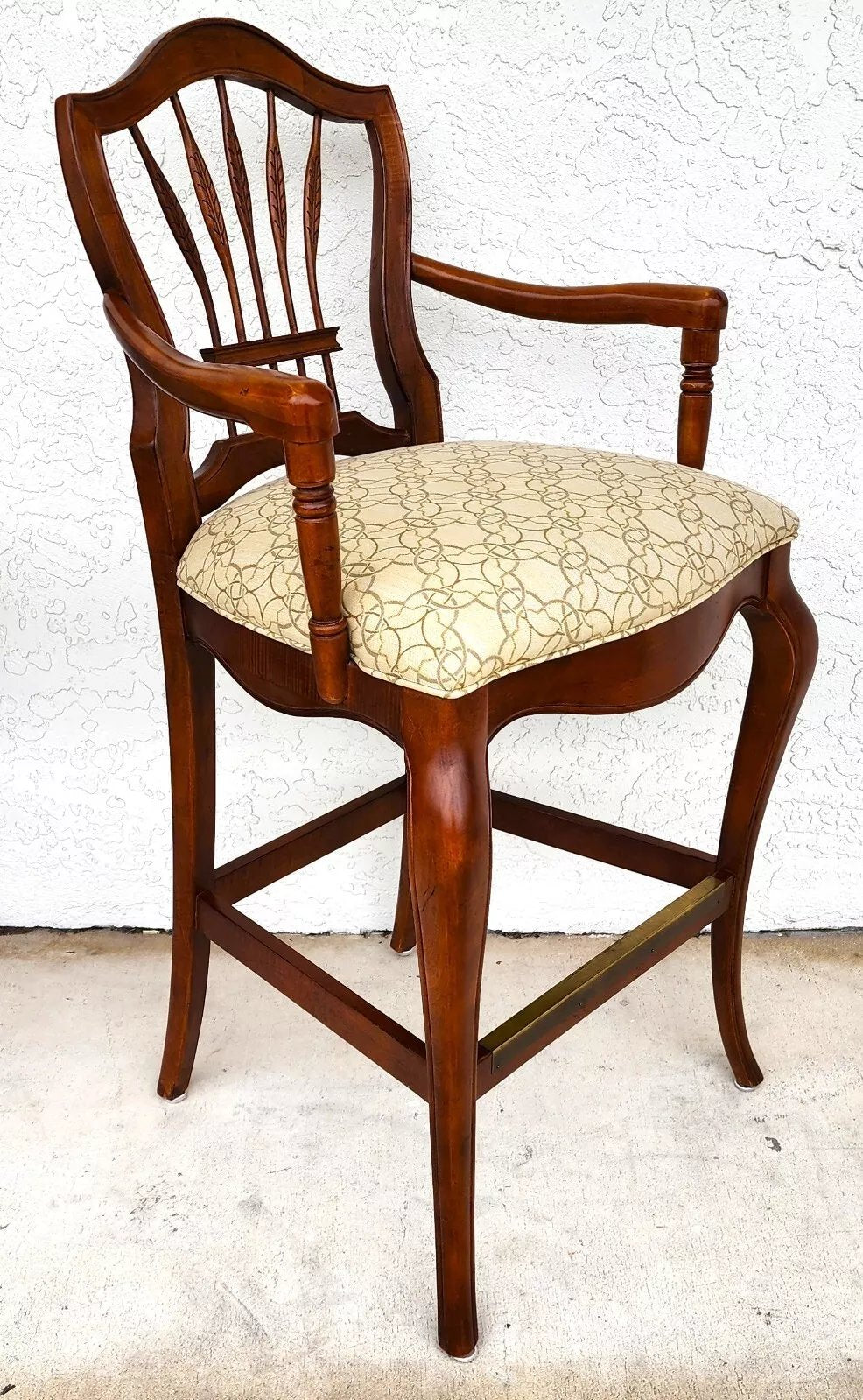 French Country Wheatback Bar Stools