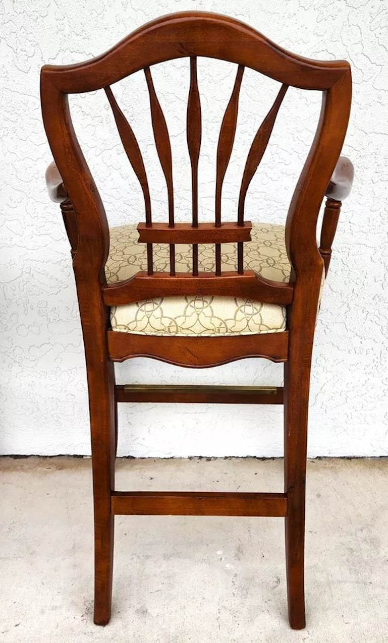 French Country Wheatback Bar Stools