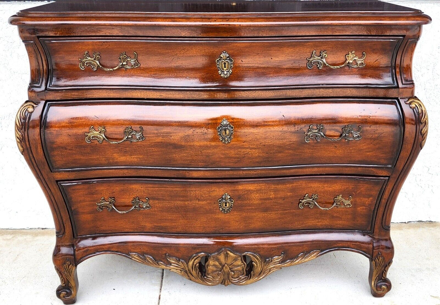 Louis XV French Bombay Chest Dresser by HICKORY WHITE