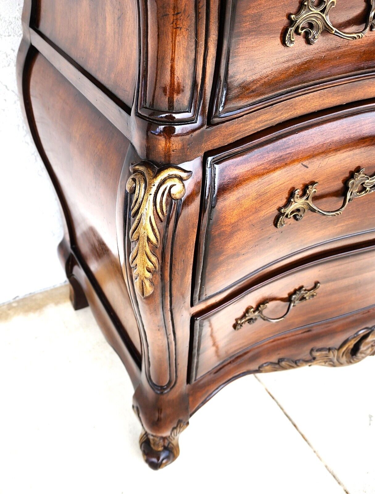 Louis XV French Bombay Chest Dresser by HICKORY WHITE